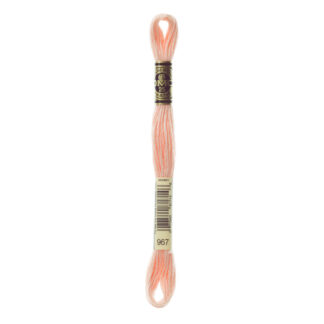 DMC - Six-Strand Embroidery Floss - 967 - Vy Lt Apricot - 8m