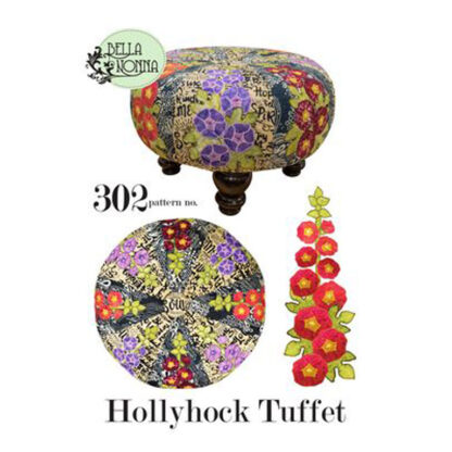 Patterns - Hollyhock Tuffet Pattern - BN302 - Bella Nonna