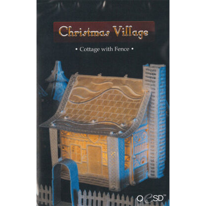 ED - 12467CD - Xmas Village: Cottage & Fence - OESD