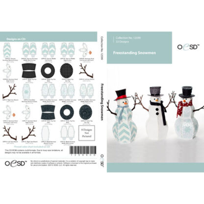ED - Freestanding Snowmen - 12599CD - OESD