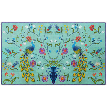 ED - 12602CD - Peacock Tapestry Tiling Scene - OESD