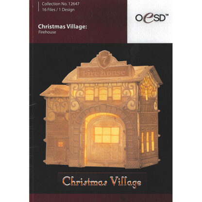 ED - 12647CD - Lace Xmas Village: Firehouse - OESD