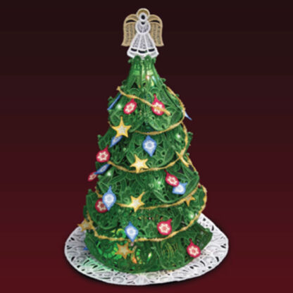 ED - Freestanding Christmas Tree with Ornaments - 12757CD - OESD