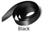Ribbon  - 16mm  - 5/8 inch  - Black Polyester  - Per Metre  - R0