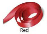 Ribbon  - 16mm  - 5/8 inch  - Red Polyester  - Per Metre  - R074