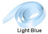 Ribbon  - 16mm  - 5/8 inch  - Light Blue Polyester  - Per Metre