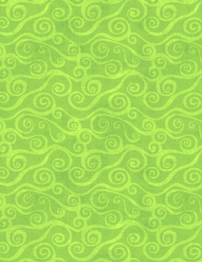 Essential 108  - Swirly Scroll  - 002078  - 775  - Lime  - Backi
