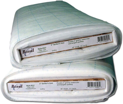 Fusible Quilters Grid - 2 inch Blue lines - 48 inches wide