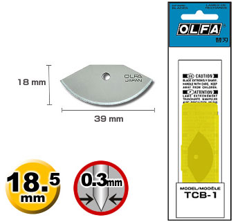 OLFA  - TEC-1 Blades  - 3 Pack