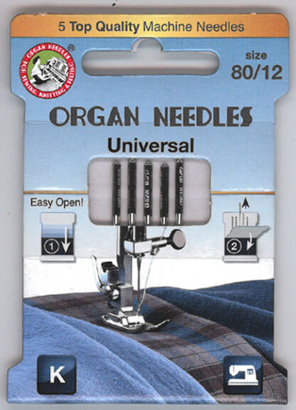 Organ  - 80/12  - Universal  - 5 Pack
