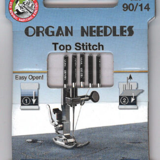 Organ  - 90/14  - Top Stitch  - 5 Pack