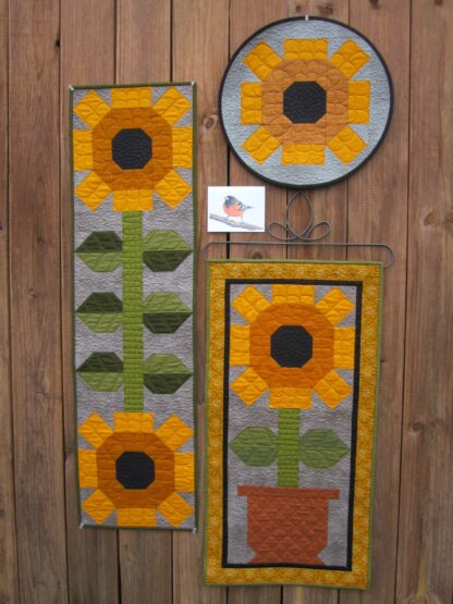 Pattern - #193 - Oriole Sunflower Quilts & Card - Quilt Pattern