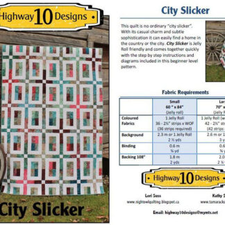 Pattern - City Slicker - Highway 10 Designs