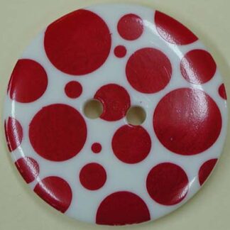 20mm - Dill Buttons - 310656 - 23 -  Red
