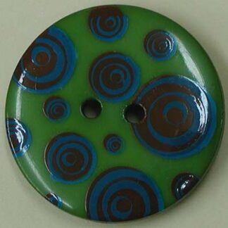 25mm - Dill Buttons - 330700 - 15 -  Green