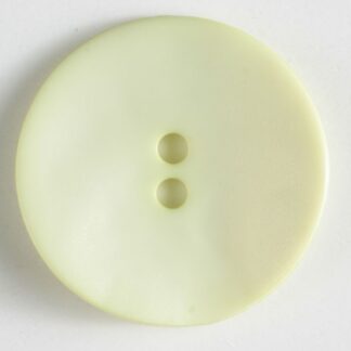 Button - 28 mm - Light Yellow - Wavy Round - Dill Buttons