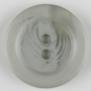 Polyester Button - 28mm - Grey - Tubes