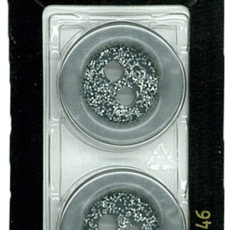 Button - 0246 - 25 mm - Silver - by Dill Buttons of America
