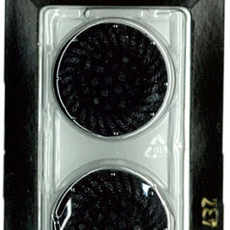 Button - 0437 - 25 mm - Black - by Dill Buttons of America