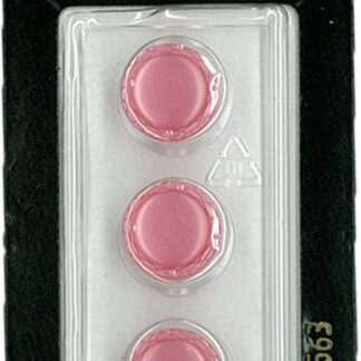 Button - 0563 - 13 mm - Pink - by Dill Buttons of America
