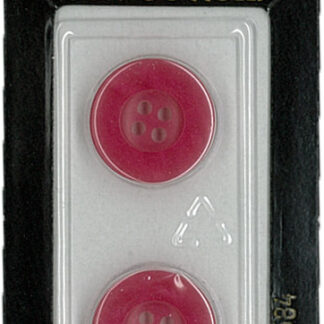 Button - 0584 - 18 mm - Pink - by Dill Buttons of America