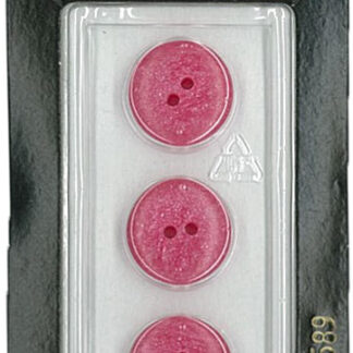 Button - 0589 - 14 mm - Pink - by Dill Buttons of America