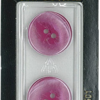 Button - 0601 - 20 mm - Pink - by Dill Buttons of America