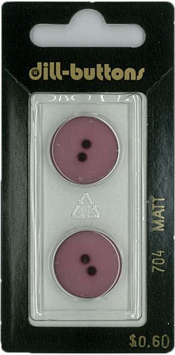 Button - 0704 - 18 mm - Maroon - by Dill Buttons of America