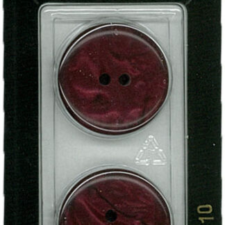 Button - 0710 - 55 mm - Maroon - by Dill Buttons of America