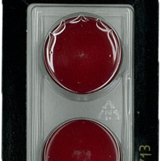 Button - 0713 - 23mm - Red - by Dill Buttons of America