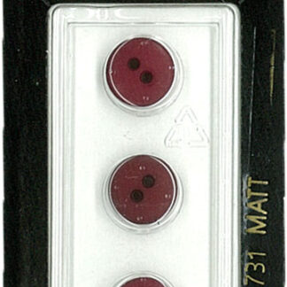 Button - 0731 - 11 mm - Maroon - by Dill Buttons of America