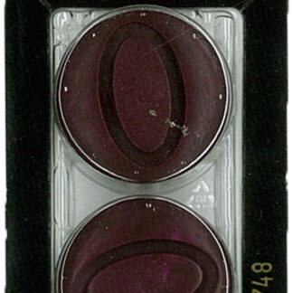 Button - 0748 - 23 mm - Maroon - by Dill Buttons of America