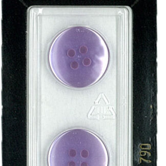 Button - 0790 - 18 mm - Light Purple - by Dill Buttons of Americ