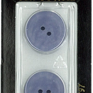 Button - 0797 - 20 mm - Blue - by Dill Buttons of America