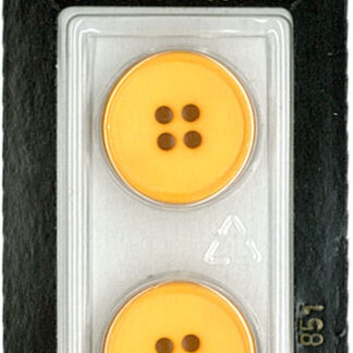 Button - 0851 - 20 mm - Orange - by Dill Buttons of America