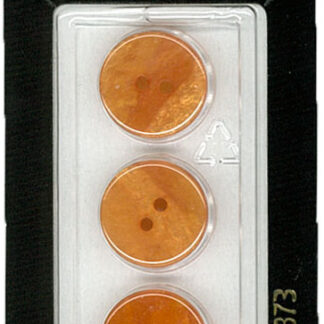 Button - 0873 - 15 mm - Orange - by Dill Buttons of America