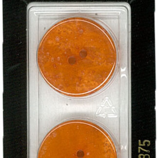 Button - 0875 - 23 mm - Orange - by Dill Buttons of America