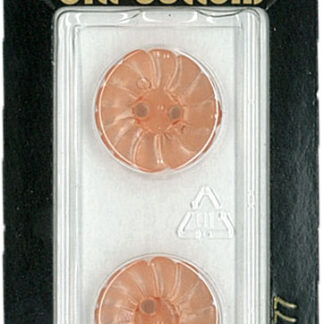 Button - 0877 - 18 mm - Orange - by Dill Buttons of America