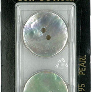 Button - 0895 - 23 mm - Pearl - by Dill Buttons of America