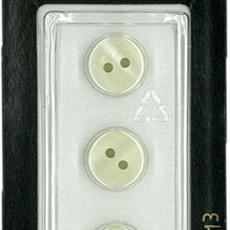 Button - 0913 - 11 mm - Pearl - by Dill Buttons of America