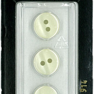 Button - 0914 - 13 mm - Pearl - by Dill Buttons of America