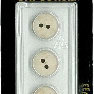 Button - 0933 - 13 mm - Beige - by Dill Buttons of America