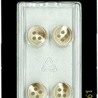Button - 0961 - 10 mm - Beige - by Dill Buttons of America