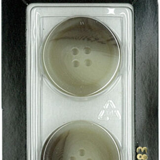 Button - 0983 - 23 mm - Beige - by Dill Buttons of America