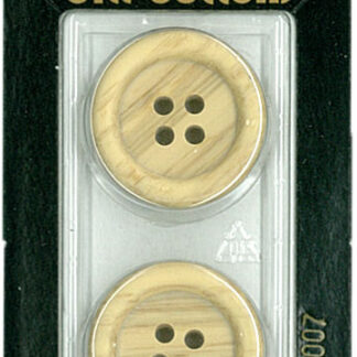 Button - 1007 - 23 mm - Beige - by Dill Buttons of America