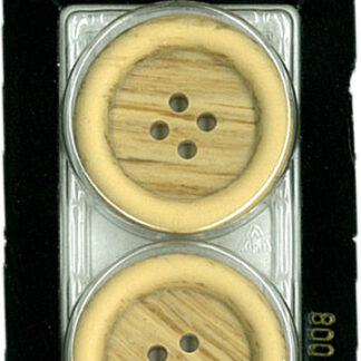 Button - 1008 - 28 mm - Beige - by Dill Buttons of America