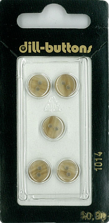 Button - 1014 - 10 mm - Beige - by Dill Buttons of America