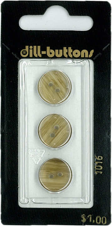 Button - 1016 - 14 mm - Beige - by Dill Buttons of America