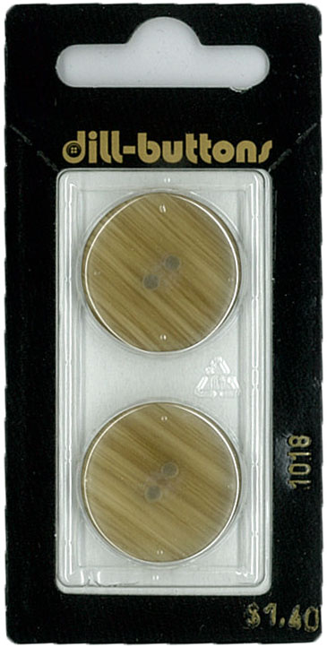 Button - 1018 - 23 mm - Beige - by Dill Buttons of America