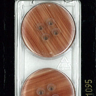 Button - 1095 - 25 mm - Light Brown - by Dill Buttons of America